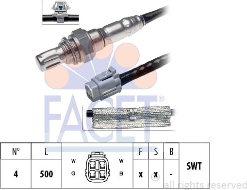 FACET 10.7384 - Sonde lambda droxauto.com