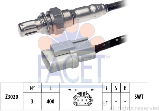 FACET 10.7327 - Sonde lambda droxauto.com