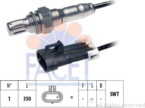 FACET 10.7287 - Sonde lambda droxauto.com
