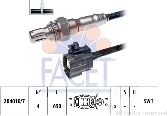 FACET 10.7225 - Sonde lambda droxauto.com
