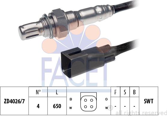 FACET 10.7797 - Sonde lambda droxauto.com