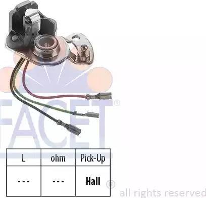 FACET 8.4979 - Capteur, impulsion d'allumage droxauto.com