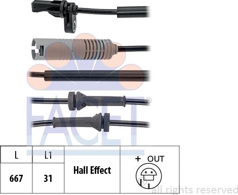 FACET 21.0089 - Capteur, vitesse de roue droxauto.com