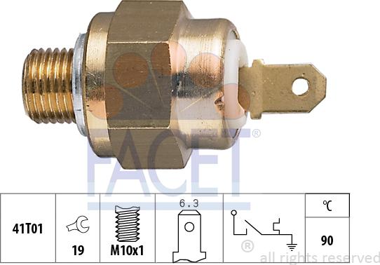 FACET 7.4093 - Sonde de température, liquide de refroidissement droxauto.com