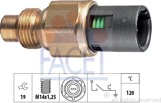FACET 7.4048 - Sonde de température, liquide de refroidissement droxauto.com