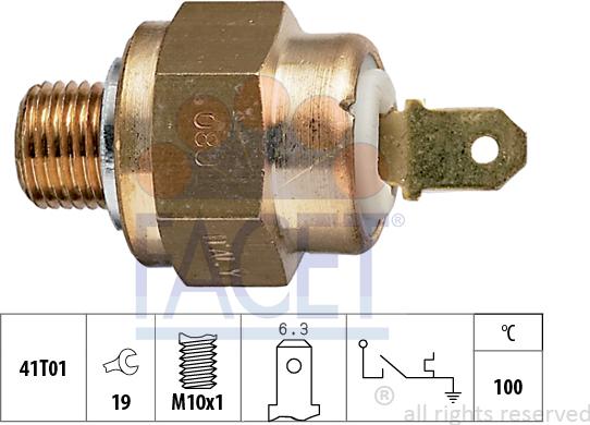 FACET 7.4132 - Sonde de température, liquide de refroidissement droxauto.com