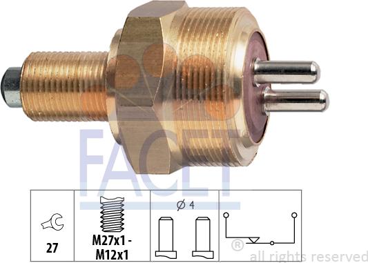 FACET 7.6100 - Contacteur, feu de recul droxauto.com