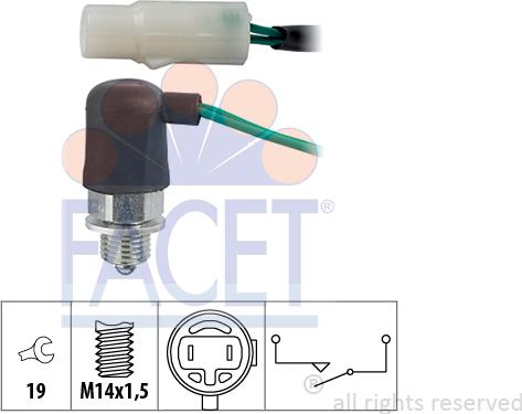 FACET 7.6179 - Contacteur, feu de recul droxauto.com