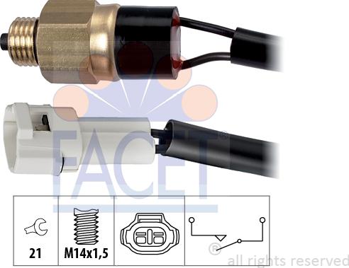 FACET 7.6320 - Contacteur, feu de recul droxauto.com
