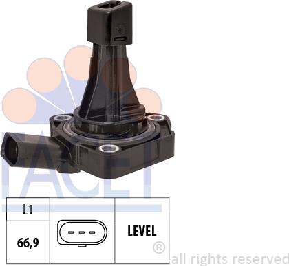 FACET 7.0224 - Capteur, niveau d'huile moteur droxauto.com
