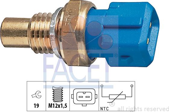 FACET 7.3194 - Sonde de température, liquide de refroidissement droxauto.com