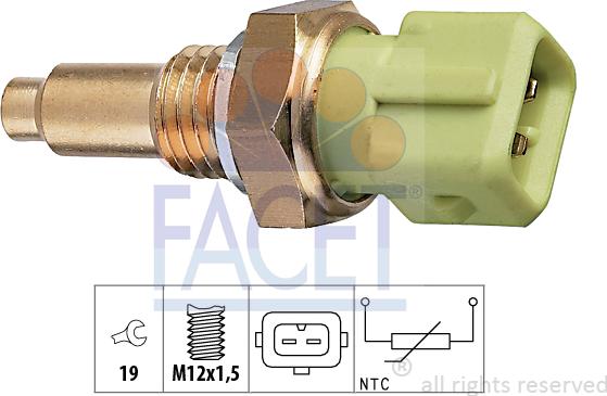 FACET 7.3220 - Sonde de température, liquide de refroidissement droxauto.com