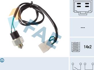 FAE 41285 - Contacteur, feu de recul droxauto.com