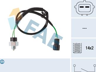 FAE 41281 - Contacteur, feu de recul droxauto.com