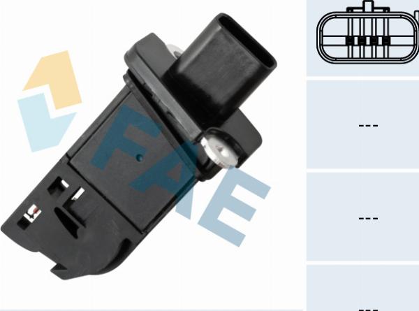 FAE 69016 - Débitmètre de masse d'air droxauto.com