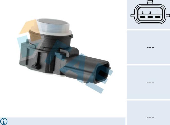 FAE 66085 - Capteur, parctronic droxauto.com