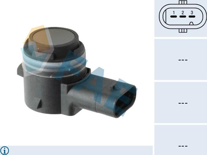 FAE 66087 - Capteur, parctronic droxauto.com