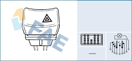 FAE 61270 - Interrupteur de signal de détresse droxauto.com