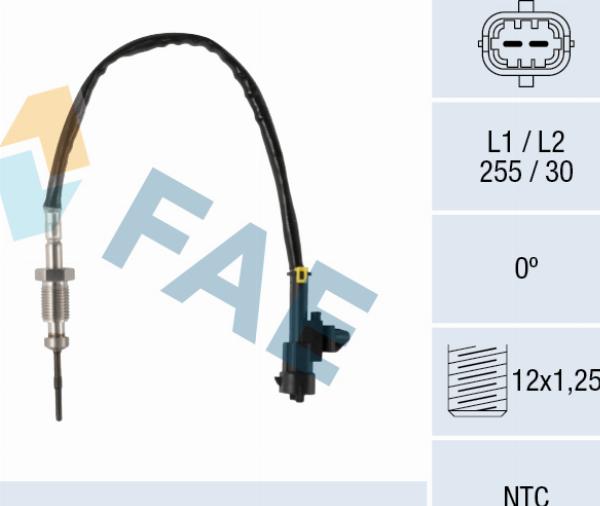 FAE 68643 - Capteur, température des gaz droxauto.com