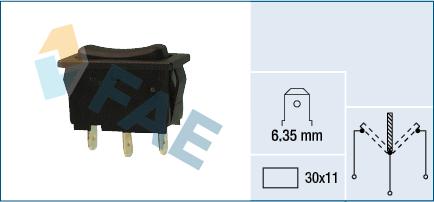 FAE 62970 - Interrupteur, éclairage intérieur droxauto.com