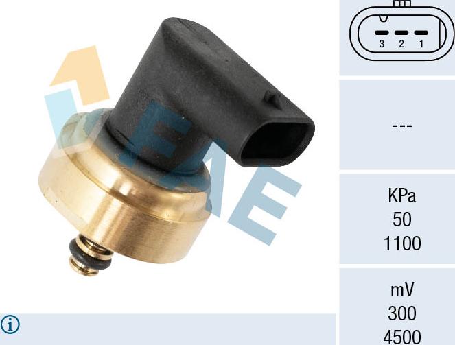 FAE 15615 - Capteur, pression de carburant droxauto.com