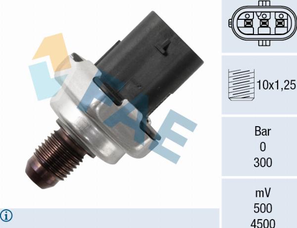 FAE 15637 - Capteur, pression de carburant droxauto.com