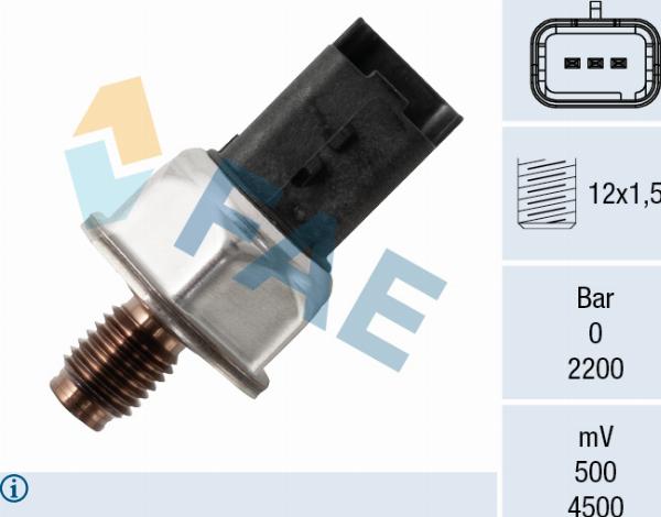 FAE 15626 - Capteur, pression de carburant droxauto.com