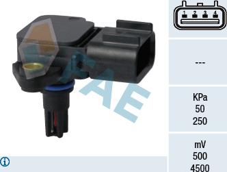 FAE 15069 - Capteur, pression du tuyau d'admission droxauto.com