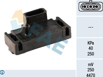 FAE 15005 - Capteur, pression du tuyau d'admission droxauto.com
