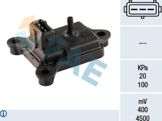 FAE 15006 - Capteur, pression du tuyau d'admission droxauto.com