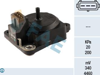 FAE 15008 - Capteur, pression du tuyau d'admission droxauto.com