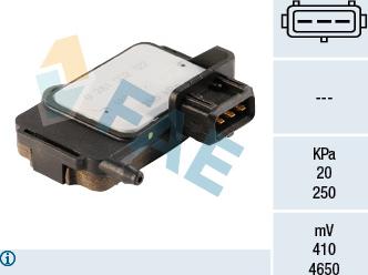 FAE 15015 - Capteur, pression du tuyau d'admission droxauto.com