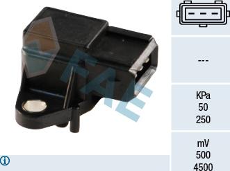 FAE 15024 - Capteur, pression du tuyau d'admission droxauto.com