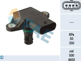 FAE 15142 - Capteur, pression du tuyau d'admission droxauto.com