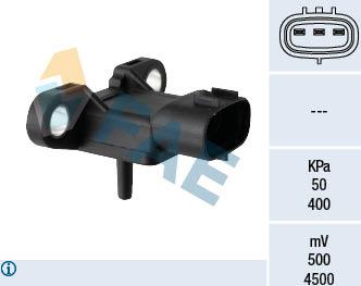 FAE 15155 - Capteur, pression du tuyau d'admission droxauto.com