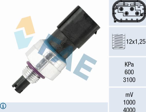 FAE 15819 - Pressostat, climatisation droxauto.com