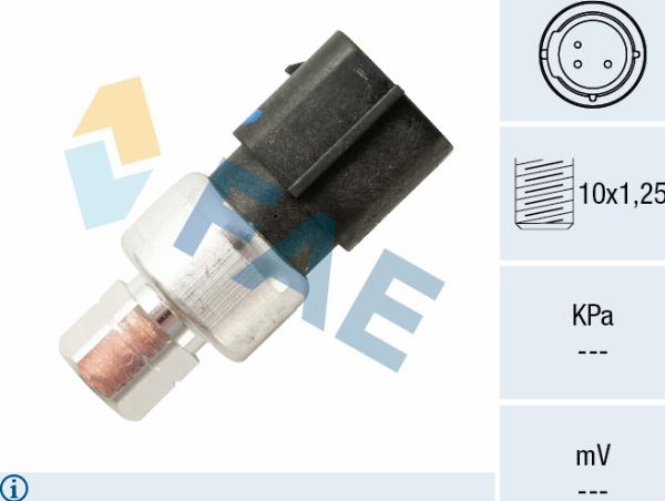 FAE 15815 - Pressostat, climatisation droxauto.com