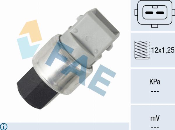 FAE 15828 - Pressostat, climatisation droxauto.com
