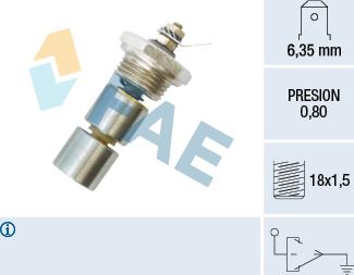 FAE 12270 - Capteur, pression d'huile droxauto.com