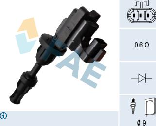 FAE 80478 - Bobine d'allumage droxauto.com