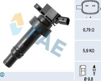 FAE 80335 - Bobine d'allumage droxauto.com