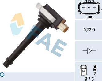 FAE 80330 - Bobine d'allumage droxauto.com