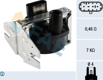 FAE 80265 - Bobine d'allumage droxauto.com