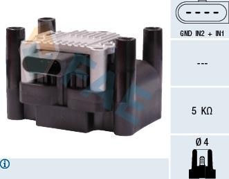 FAE 80218 - Bobine d'allumage droxauto.com