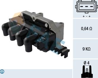FAE 80280 - Bobine d'allumage droxauto.com