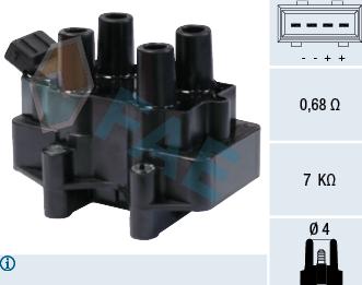 FAE 80223 - Bobine d'allumage droxauto.com