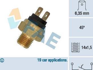 FAE 35500 - Sonde de température, liquide de refroidissement droxauto.com