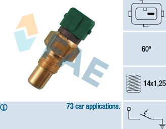 FAE 35610 - Sonde de température, liquide de refroidissement droxauto.com