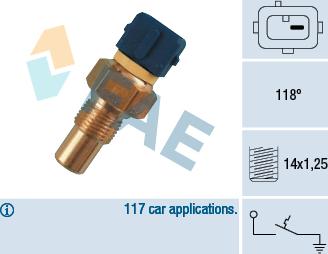 FAE 35290 - Sonde de température, liquide de refroidissement droxauto.com
