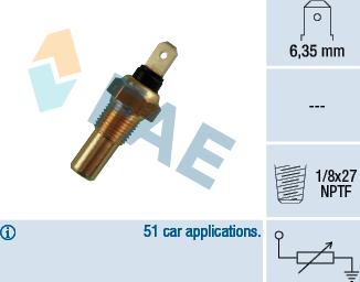 FAE 31390 - Sonde de température, liquide de refroidissement droxauto.com